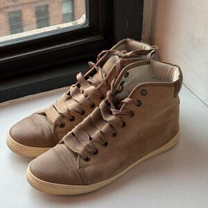 Lanvin - Beige High Top Sneakers